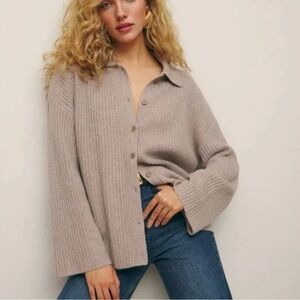 Reformation fantino cashmere cardigan